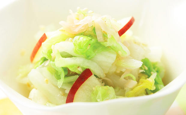 白菜とりんごのサラダ風漬け物