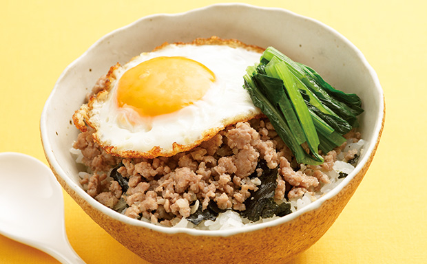 塩そぼろ丼
