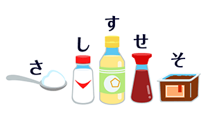 料理の基本、調味の順序を正確に