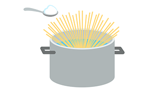 パスタのコシ・うどんのコシ